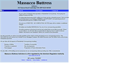 Desktop Screenshot of massuccobuttress.co.uk