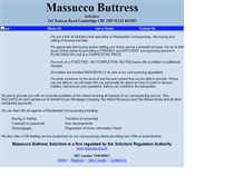 Tablet Screenshot of massuccobuttress.co.uk